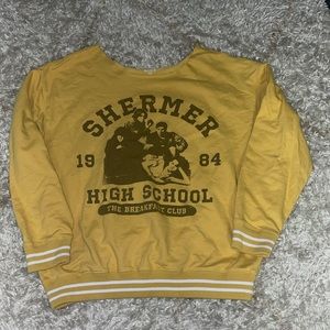 Yellowish Gold Cut crew neck Size L